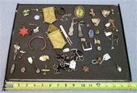 Large Lot of Misc. Antiques-Pins & More