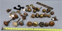 Vintage Brass, Metal, & Tin Door Knobs