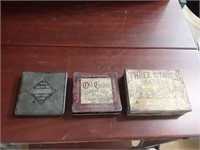 Vintage tobacco cans