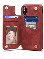 New Spaysi iPhone X Card Holder Case, iPhone X