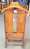 Vintage Solid Wood Valet Stand