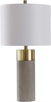 Collective Design Brass, Brussels White Table Lamp