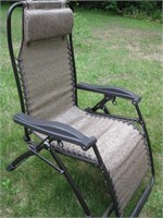 Fabric Look Zero Gravity Lounge Chair