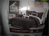 King Size Ultra Mink Comforter Set NIB