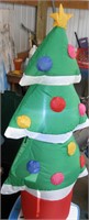 Blowup Festive Holiday Tree, Works- 4' Tall