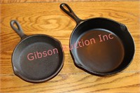 2 Cast Iron Skillets