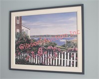 Framed New England Seascape Canvas