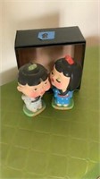 Japanese Bottle Heads Girl and Boy BOY HAS