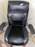 Very nice desk chair on rollers with back padding