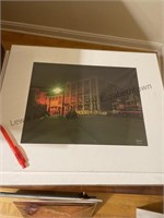 3 professional framed photography pieces.