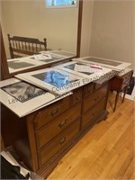 Very nice dresser with mirror. All drawers