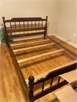 Full size bed. Slats included.