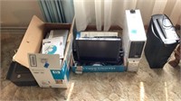 Dell Computer, HP Printer (2), Shredder