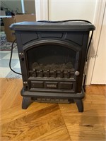 Duraflame electric fireplace. Corner heating
