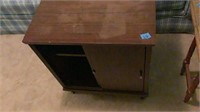 Mahogany Record Cabinet 23 3/8” W x 19” D x27