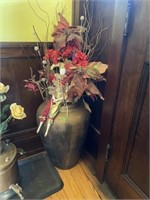 Vase And Silk Arrangement