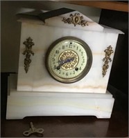 Marble Clock And Key
