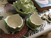 Cabbage Soup Tureen And Bowls