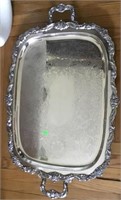 Silverplate Serving Tray 21x30