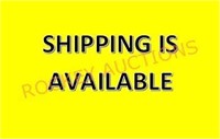 Shipping Is Available