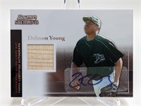 2004 Bowman Sterling Delmon Young AUTO Relic