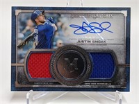 124/149 2019 Topps Justin Smoak AUTO Relic