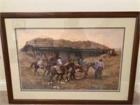 Howard Terpning framed and matted print