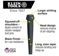 *Klein Tools 3255 Broad-Head Bull Pin