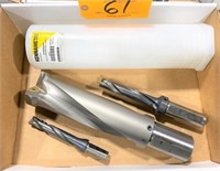 (3) CARBIDE INDEXABLE DRILLS (*See Photos)