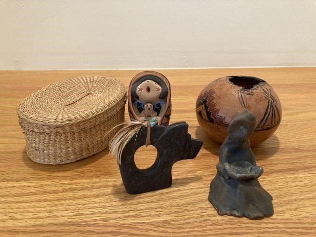 Native American/Southwest Art  & Native American Mini Rugs
