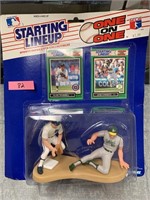 ONE ON ONE TRAMMELL & CANSECO STARTING LINE UP