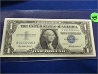 1957 series silver certificate, choice