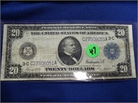 1924 series twenty dollar Federal Reserve Note,
