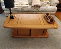 coffee table and end table - 46x26x14" 24x23x19"