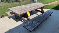 6ft Wood Picnic Table