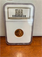 1955 S Lincoln Wheat Penny Graded NGC MS66