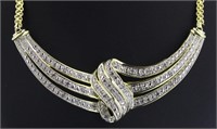 Elegant 1/2 ct Diamond Evening Necklace