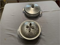 2-Aluminum covered dishes
