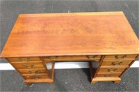 Cherry Kneehole Desk by Stickley 30"Hx50"Wx24"D