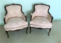 Pair French Style Chairs