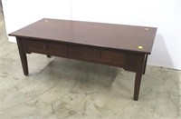 Cherry 2  Drawer Coffee Table 17"Hx26"Wx22"D