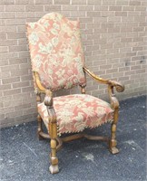 Throne Arm Chair 51"H