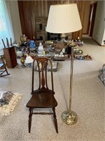 Chair & Floor Lamp