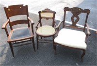 2 Antique Victorian Chairs