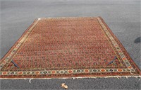 Hand Knotted Malayer Room Size Rug 9'11"x7'11"