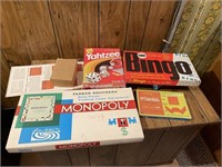 Games, Monopoly, Bingo, Yahtzee