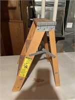 small wood step ladder