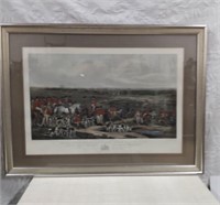 Fox Hunt Print "Meeting of Her Majesty's Stag