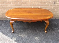 Oval QA Style Coffee Table; water mark on top