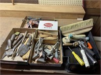 Painting supplies, Chisels, etc